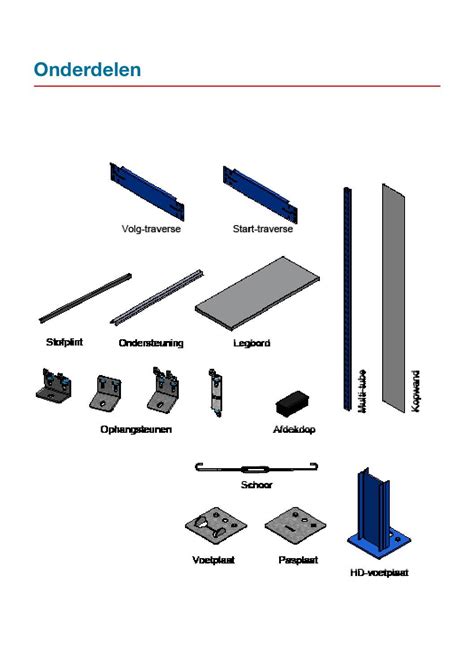 Montagehandleiding Multisystem Europe Racking Bosal Magazijninrichting