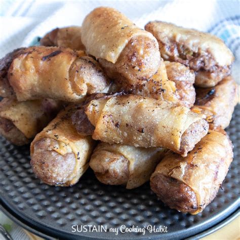 Pork Spring Rolls Recipe - Sustain My Cooking Habit