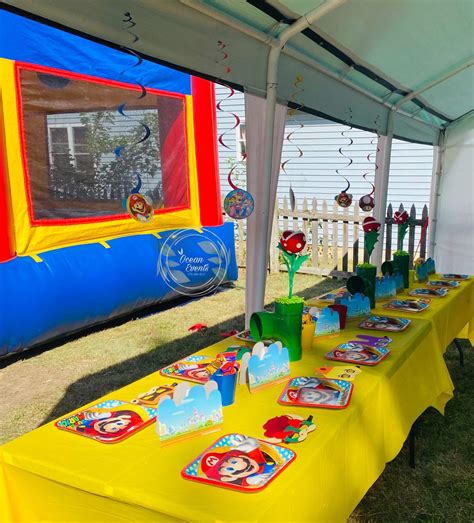 Super Mario Bros Birthday Party Ideas Photo Of Catch My Party