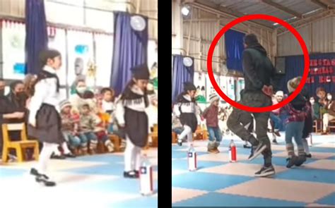 Pap Se Mete A Baile Escolar De Su Hija Estaba Bailando Sola Viral