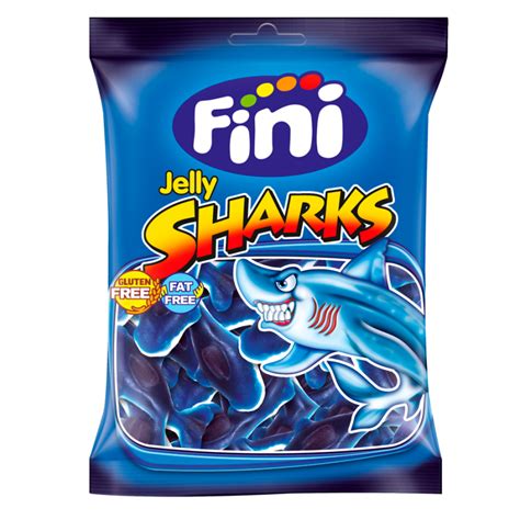 Acheter Fini Bonbons Halal Requins Bleus Sachet 90Gr 12 Pcs