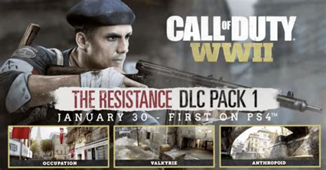 Call Of Duty Ww Ps Dlc Resistance Update Now Live Xbox One Release