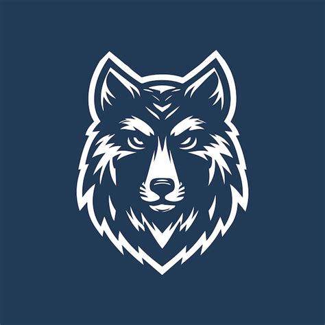 Plantilla De Dise O De Logotipo De Vector De Cabeza De Lobo Dise O De