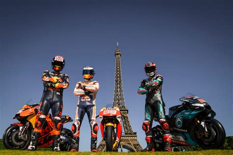 MotoGP Lorenzo Quartararo Zarco Make A Pit Stop In Paris On Their