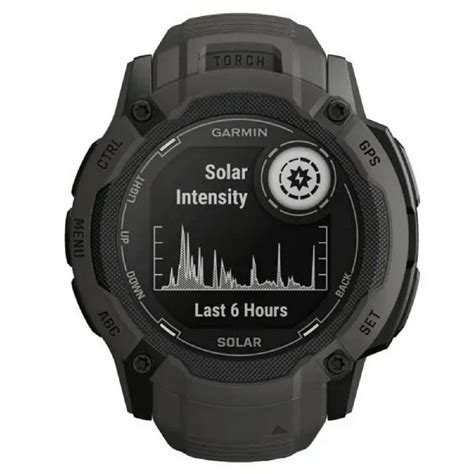 Montre Connect E Mixte Garmin Instinct X Solar Gris