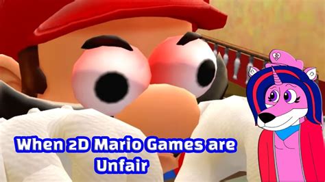 Princess Sword Heart Reacts To Mario Plays Unfair Mario Youtube