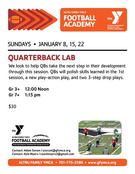 Football Academy Jan 2023 – YMCA Grand Forks