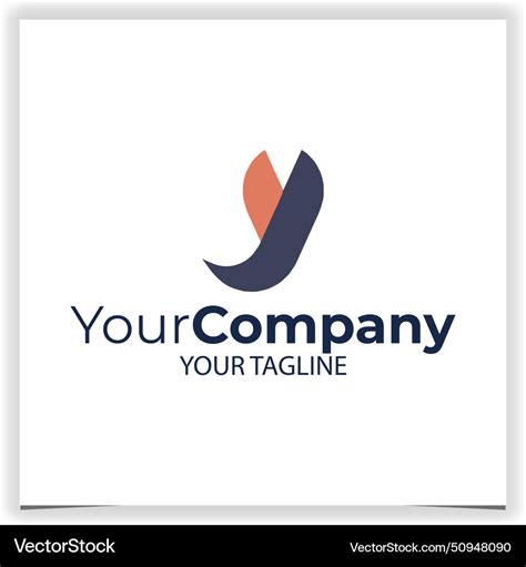 Letter y logo design template Royalty Free Vector Image