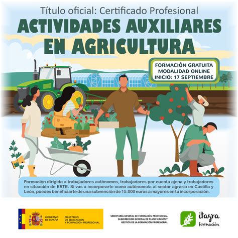 Certificado Profesional Actividades Auxiliares En Agricultura