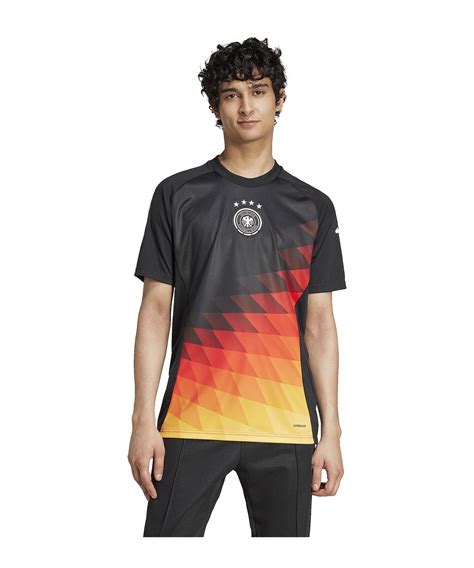 Adidas DFB Deutschland Prematch Shirt EM 2024 Schwarz Fan Shop Fan