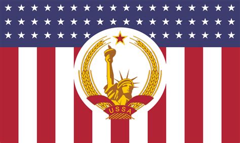 The United Socialist States Of America Ussa Vexillology