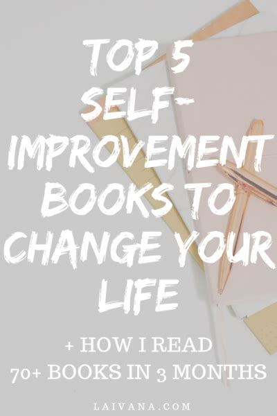 Self-Improvement Books - Top 5 Books To Change Your Life