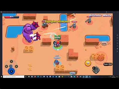 Combat De Boss Maitre Brawl Stars Youtube