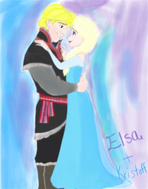 Disney Elsa And Kristoff By Asuvsuofa On Deviantart