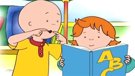 Caillou Teaches Rosie Caillou Cartoon Youtube