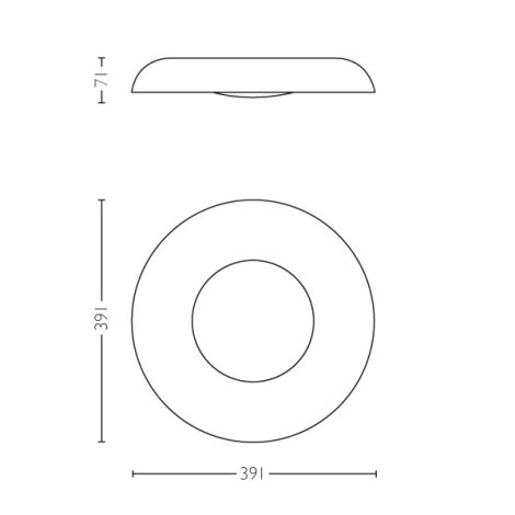 Philips 32613 31 P7 LED Plafonieră STILL Hue LED 32W 230V Luminam