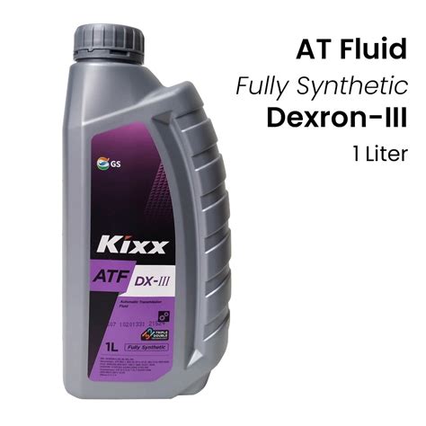 Gs Kixx Atf Dx Iii Liter Fully Synthetic Atf Fluid Dexron Atf