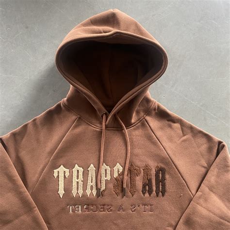 Trapstar Chenille Decoded Hooded Tracksuit Brown Y K Supplier