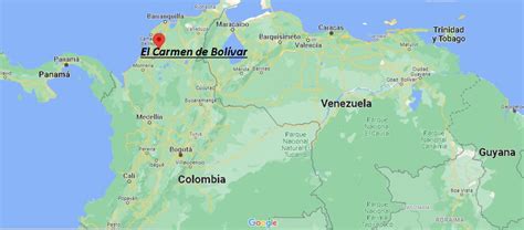 D Nde Est El Carmen De Bol Var Colombia Mapa El Carmen De Bol Var