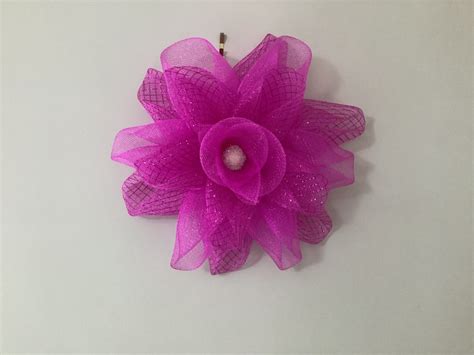 Fuchsia Pink Deco Mesh Wreath Folksy