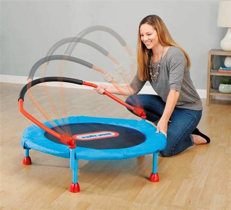 Indoor Trampoline For Kids Toddlers With Handle 3