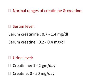 Bun And Creatinine Normal Ranges Comicsfity