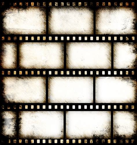 Vintage background with film flame | Stock image | Colourbox