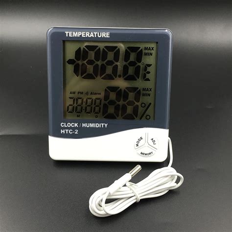 Htc 2 High Accuracy Lcd Digital Thermometer Hygrometer Electronic Temperature Humidity Meter