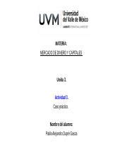 A3 DGPA Odp MATERIA MERCADO DE DINERO Y CAPITALES Unida 3 Actividad