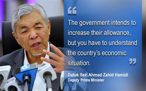 Bernama Govt Mulls Streamlining Allowance Of Jpkk Jpkkp Ahmad Zahid