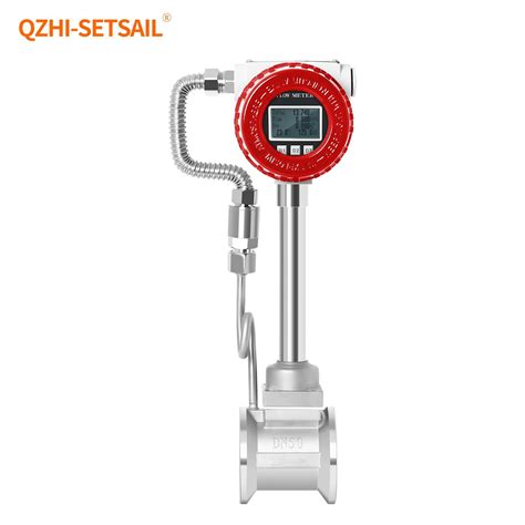 Lpg Natural Gas Digital Vortex Flowmeter Digital Display Flow Meter