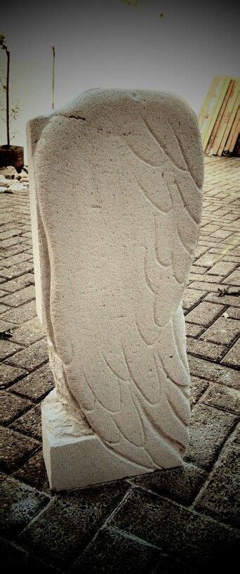 Wing Statue Sculpture Ytong Stone By Hellyh Steinschnitzen Ytong