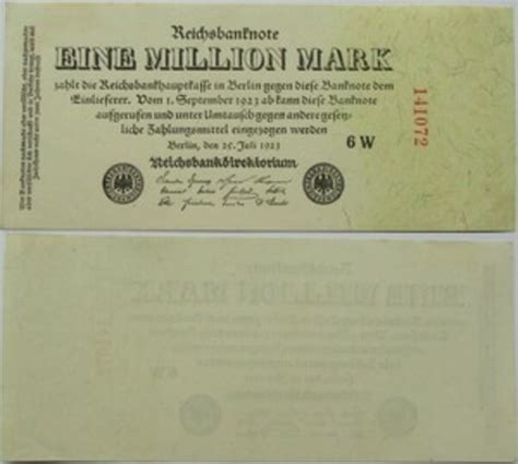 1 000 000 Mark Reichsbanknote Alemania 1871 1948 Numista