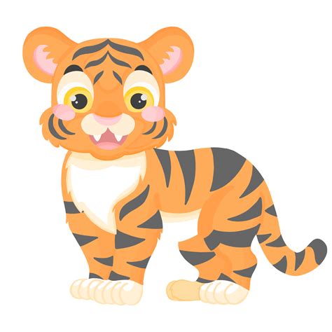 Free lindo tigre animal ilustración 13250113 PNG with Transparent