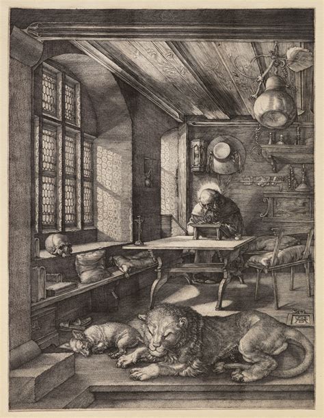 Saint Jerome In His Study