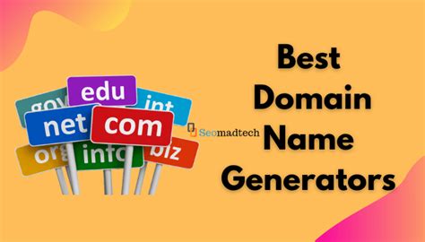 13 Best Domain Name Generators [quick And Easy Way] Seomadtech