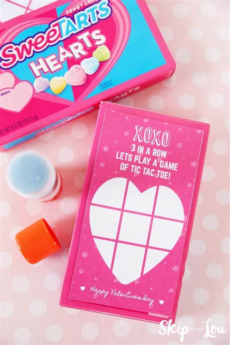 Printable Tic Tac Toe Valentine Skip To My Lou