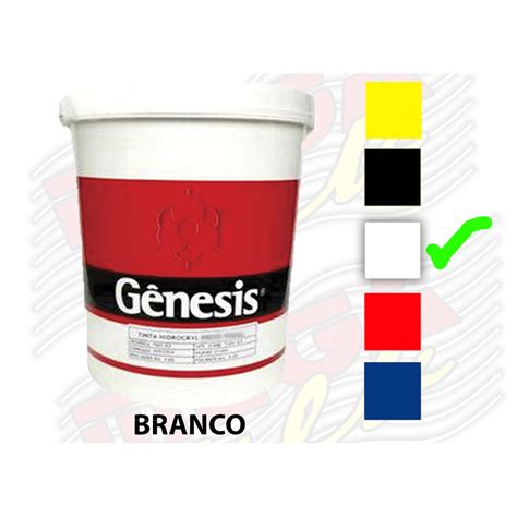 Tinta Serigrafia Hidrocryl G Nesis Ml Branco Super Shopee Brasil