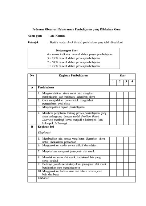 Instrumen Pedoman Wawancaragurudanangketresponsiswa Pdf