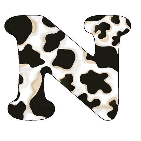 220 Cow Letters Ideas Cow Cow Print Alphabet