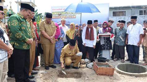 Gubernur Letakkan Batu Pertama Pembangunan Rumah Tahfiz Alquran Di