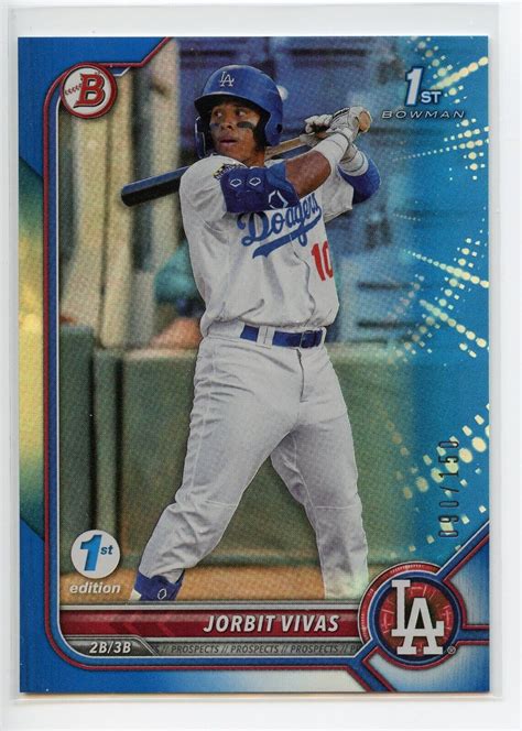 Bowman St Edition Blue Foil Jorbit Vivas Bppf Ebay