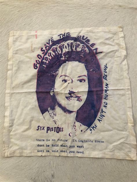 Original Seditionaries Sex Pistols Handkerchief Etsy