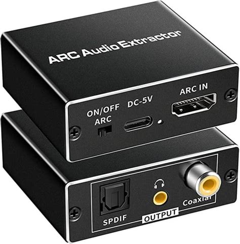 Hdmi Arc To Spdif Coaxial Khz Channel Audio Extractor