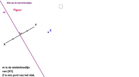 Eig Punten Op Gelijke Afstand Van Grenspunten Lijnstuk GeoGebra