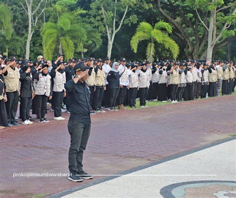 Apel Siaga Pengawasan Pemilu Tahun 2024 Bupati Sumbawa Barat Ingatkan