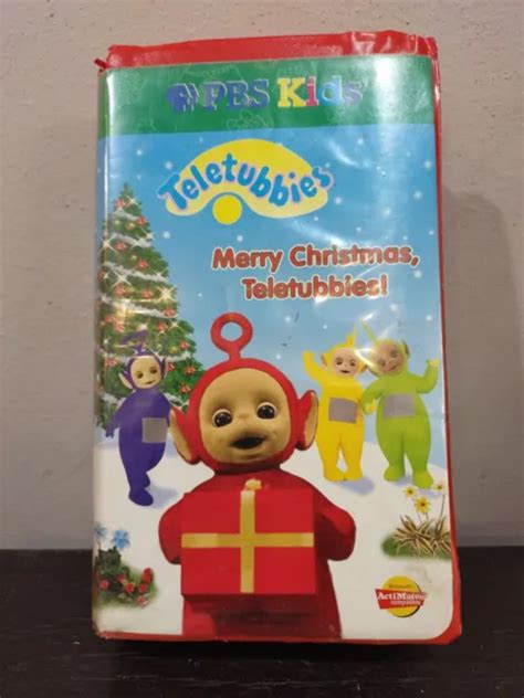 TELETUBBIES - MERRY Christmas, Teletubbies (VHS, 1999, 2-Tape Set) Rare ...