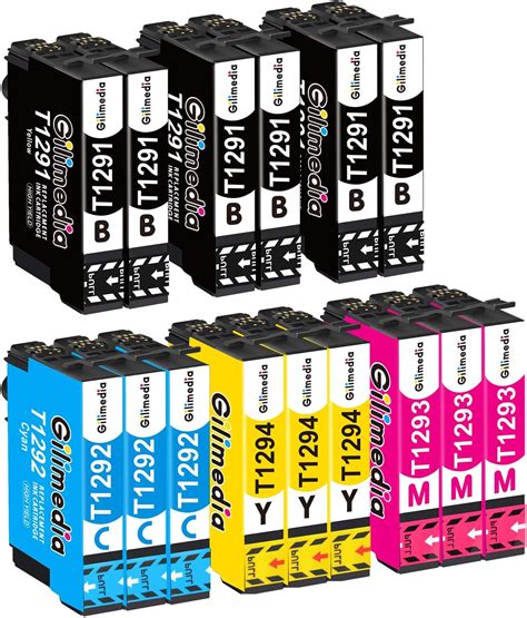 GILIMEDIA T1295 Multipack Ink Cartridges For Epson T1295 T1291 T1292