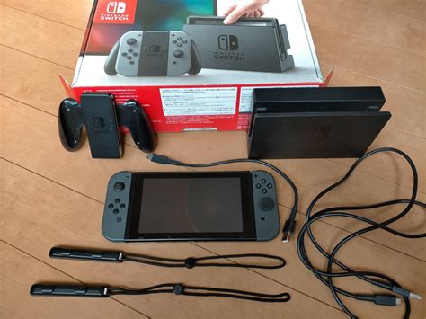 【傷や汚れあり】ニンテンドー スイッチ Nintendo Switch 本体 通電のみ確認 エラーコード ジャンク品 箱付き 付属品ありの落札