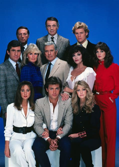 Season 2 Cast Photo Featuring John Forsythe Joan Collins Linda Evans